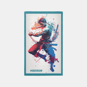 Custom Name Martial Arts Rug