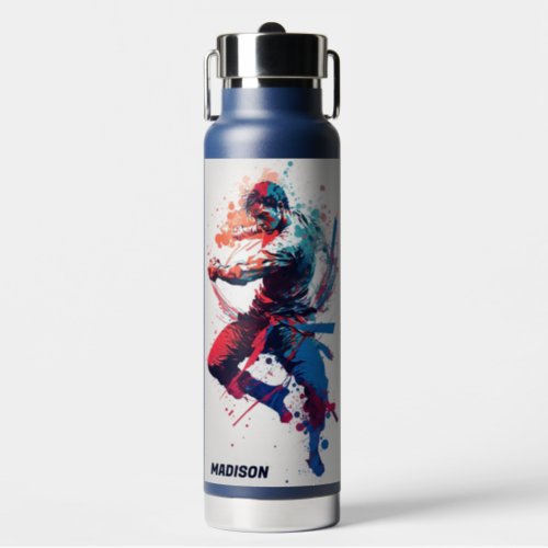 Custom Name Martial Arts Water Bottle