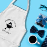 Custom Name Master of Grills Father's Day Adult Apron<br><div class="desc">Custom Name Master of Grills Father's Day Apron.</div>