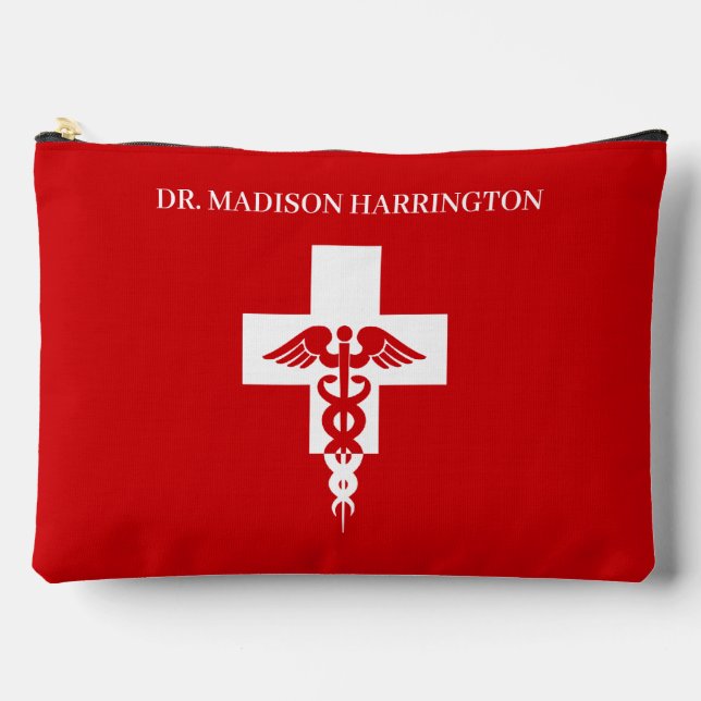 Custom name Medical Professional Accessory Pouch (Front)