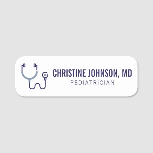 Custom Name  Medical Stethoscope  Doctor Nurse Name Tag