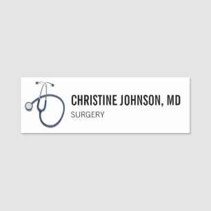 Custom Name   Medical Stethoscope   Doctor Nurse Tag