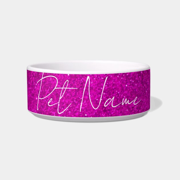 Glitter dog clearance bowl