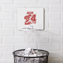 Custom Name Mini Basketball Hoop