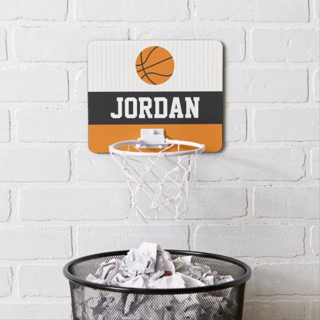 Custom name Mini Basketball Hoop (In Situ)