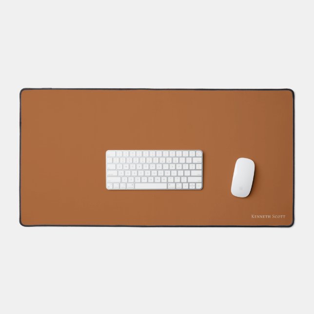 Custom Name Minimal Style Desk Mat (Keyboard & Mouse)
