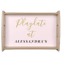 Custom Name Minimalist Funny Pastel Pink Gold Chic