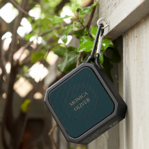 Custom name modern professional minimalist bluetooth speaker
