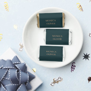 Custom name modern professional minimalist hershey's miniatures