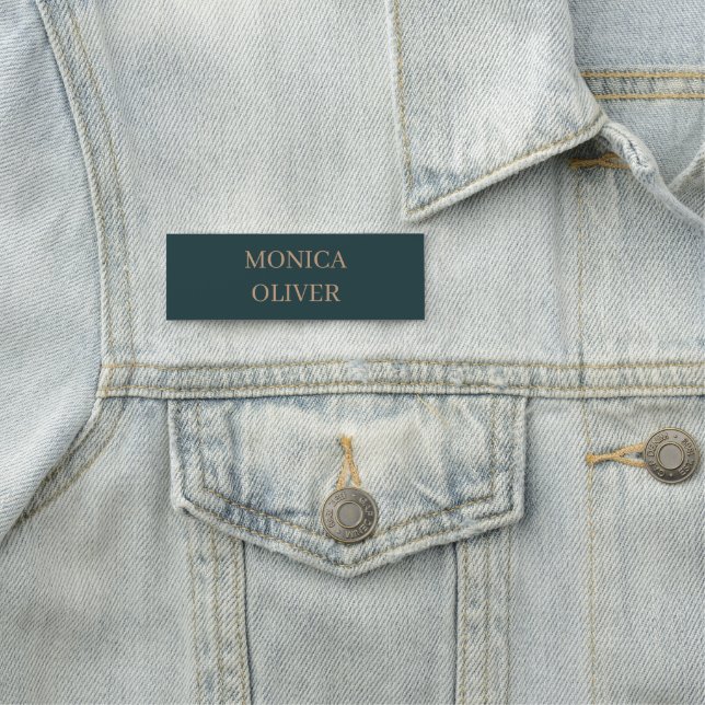 Custom name modern professional minimalist tag (In Situ)