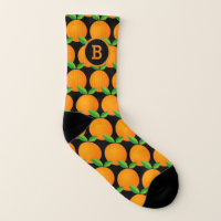 Socks With Logo LV At Front White/Black And Orange/Grey/Black And