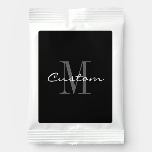 Custom name monogram drink mix party favor