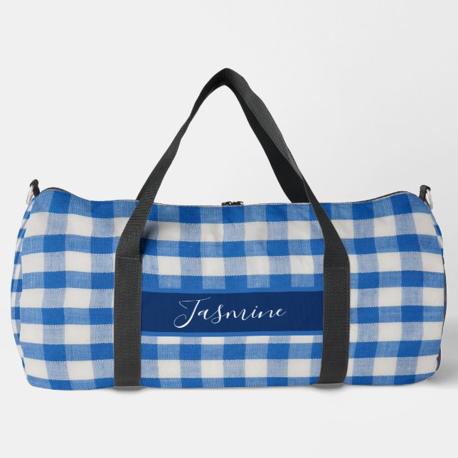 Custom Name monogram duffle bag (Front)