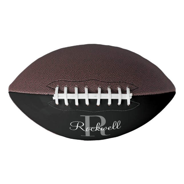Custom Name Monogram  Football (Front)