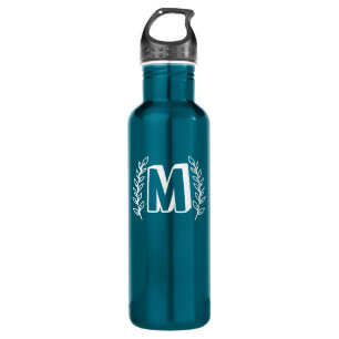Custom Name Monogram Gift Bottle, Personalized Stainless Steel Water Bottle