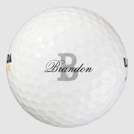 Custom Name Monogram Golf Balls For Men And Women
