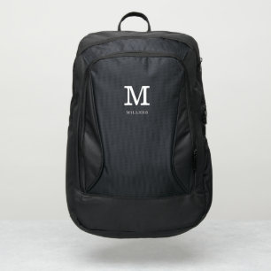 Custom Name Monogram Initial Personalized Port Authority® Backpack