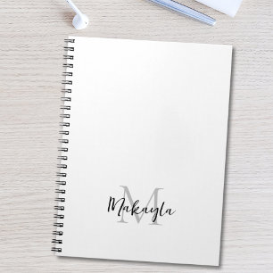 Custom Name Monogram Notebook