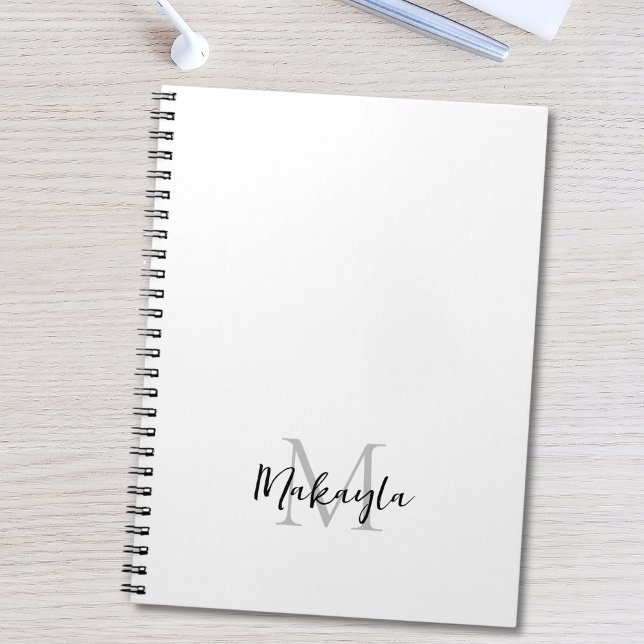 Custom Name Monogram  Notebook (Creator Uploaded)