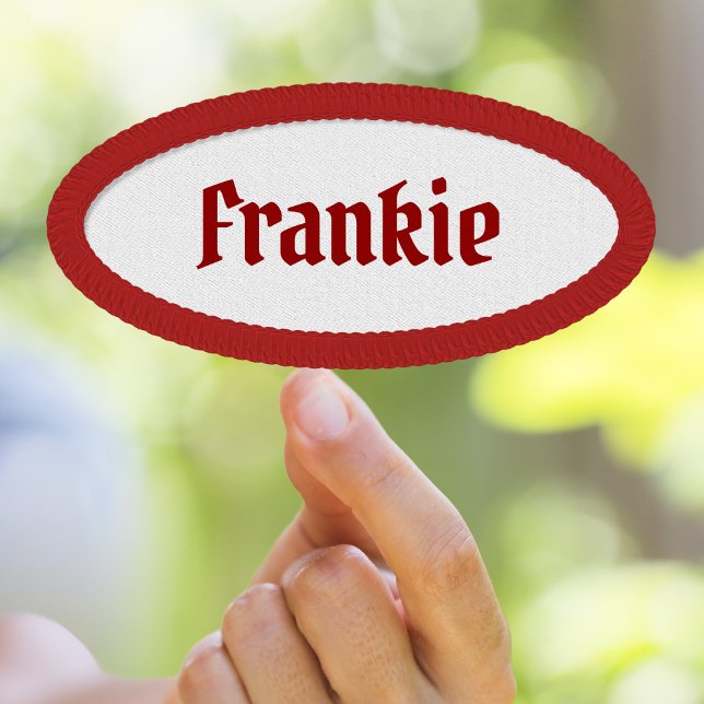 Custom Name Monogram Personalized Text Patch (Creator Uploaded)