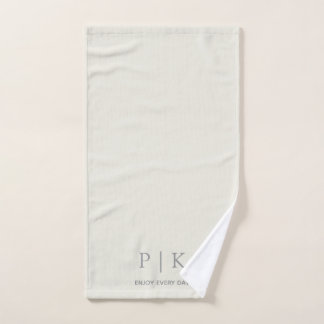 Custom Name Monogram Soft Towel