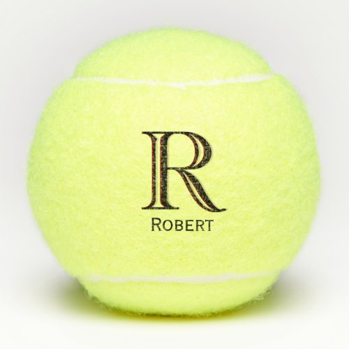 Custom Name Monogram Tennis Ball