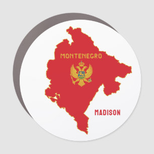 Custom Name Montenegro Car Magnet