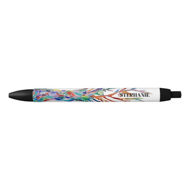 Custom Name Mosaic Tree  Pen (Front)