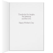 Custom Name Mother's Day Jar Vase with Flowers (Inside (Right))