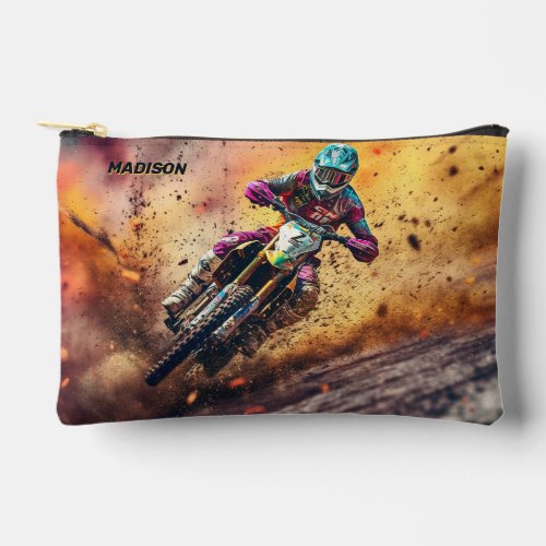 Custom Name Motocross Accessory Pouch