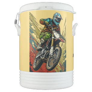 Custom Name Motocross Beverage Cooler