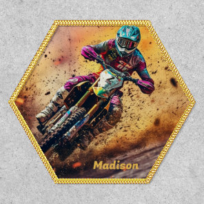 Custom Name Motocross Patch