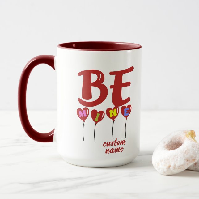 Custom Name Mug | Gift for Wife or Girlfriend (With Donut)