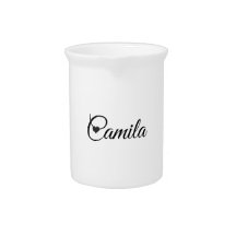 Custom Name Mug Minimalist Script Font with Heart 