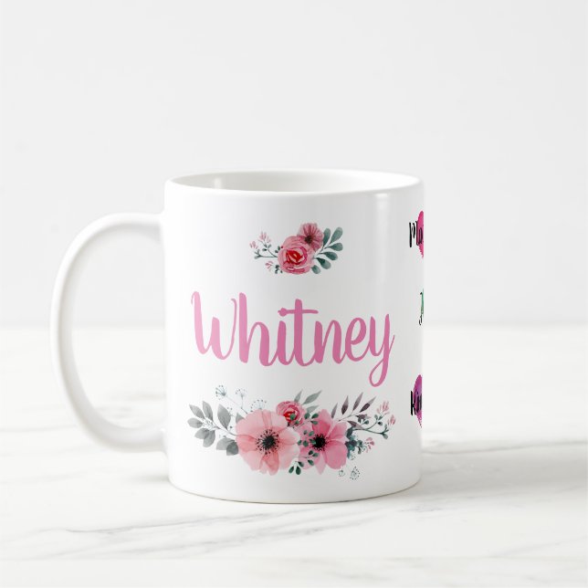 Custom Name Mug with childrens' Names (Left)