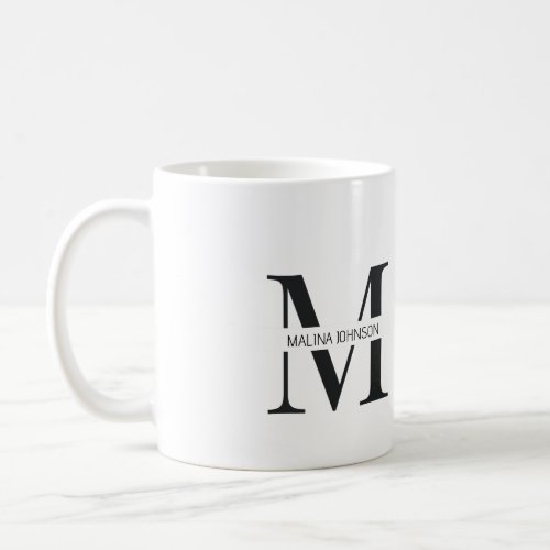 Custom Name Mug with Letter M