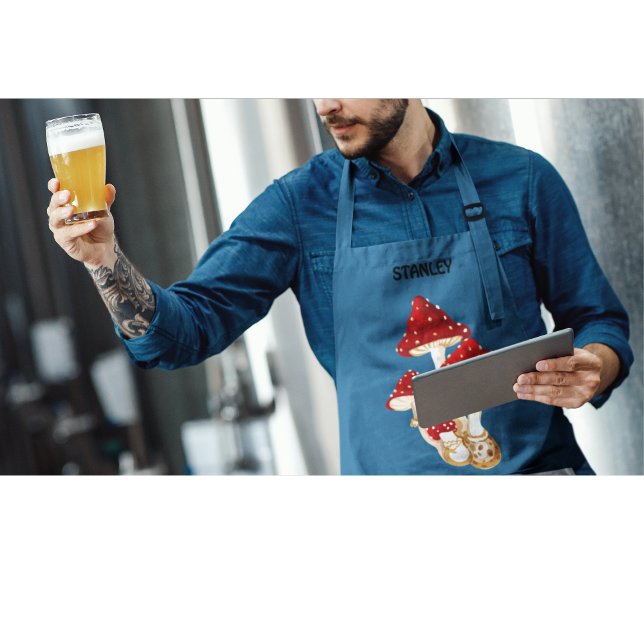 Custom Name Mushroom Apron (Creator Uploaded)