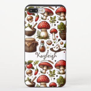 Custom name Mushroom cottagecore unique iPhone 8/7 Plus Slider Case