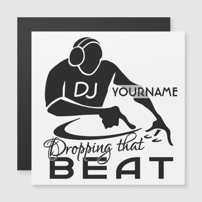 Custom name Music DJ (Front/Back)