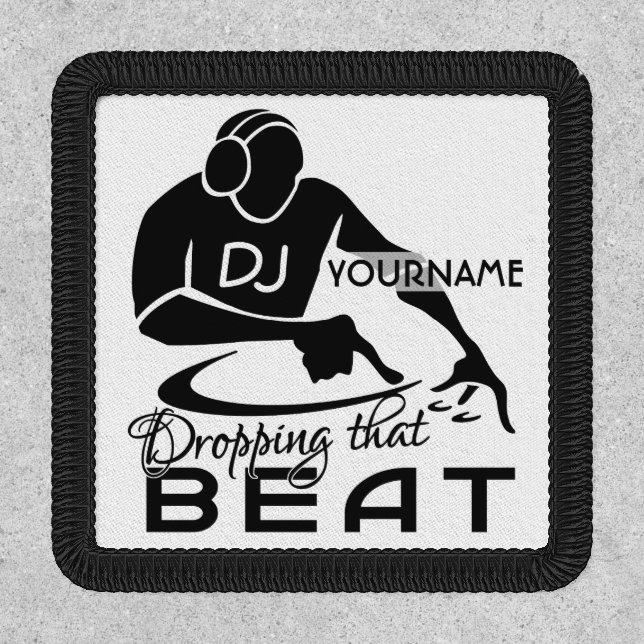 Custom name Music DJ Patch (Front)