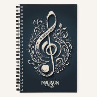 Custom Name Musical Clef Note