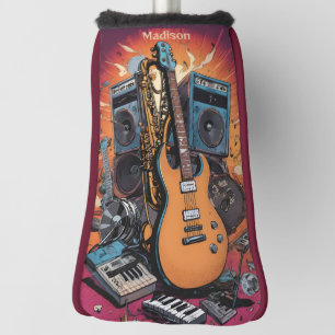 Custom Name Musical Instruments Golf Head Cover