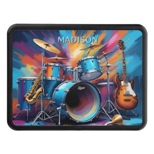 Custom Name Musical Instruments Hitch Cover