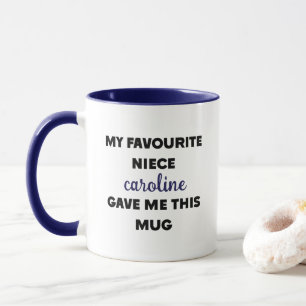 Custom Name My Favorite Niece Gave Me This Mug