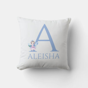 Custom Name My Little Fairy Throw Pillow