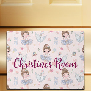 Custom Name My Sweet Ballerina Doormat