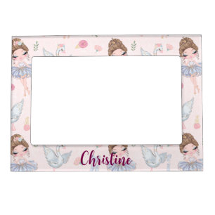 Custom Name My Sweet Ballerina Magnetic Frame