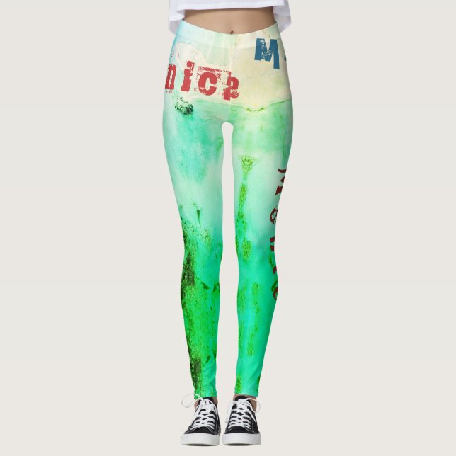 Custom Name Nature Leggings (Front)