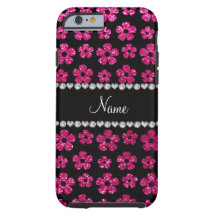 Hot Pink Glitter Iphone 6 6s Cases Cover Zazzle