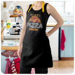 Custom NAME Neon Italian Pizzeria Pizza House Apron<br><div class="desc">Custom Neon Sign Style Italian Pizzeria Pizza House Personalized Gifts - Customize with your name or Custom Text!</div>
